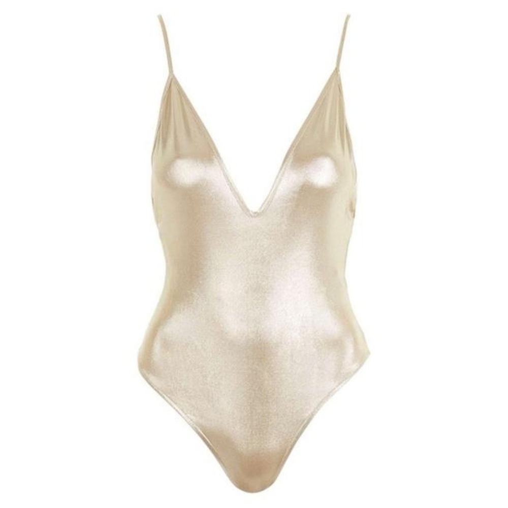 Top shop Champagne bodysuit